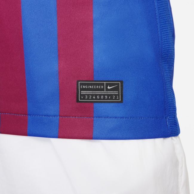 Dres Nike F.C. Barcelona 2021/22 Stadium Home Football Shirt Modrá | CV8182-428, 1