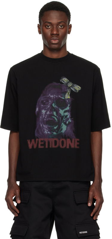 Tričko We11done We11done Graphic Print T-Shirt Čierna | WD-TT1-24-743-U-BK, 0