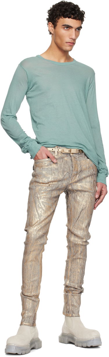 Džínsy Rick Owens Rick Owens Hollywood Tyrone Jeans Metalická | RU01E5393 SGMC, 4