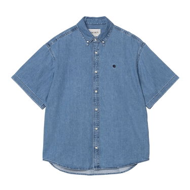Košeľa Carhartt WIP Carhartt WIP Lucas Short Sleeve Shirt Modrá | I034575_9, 4