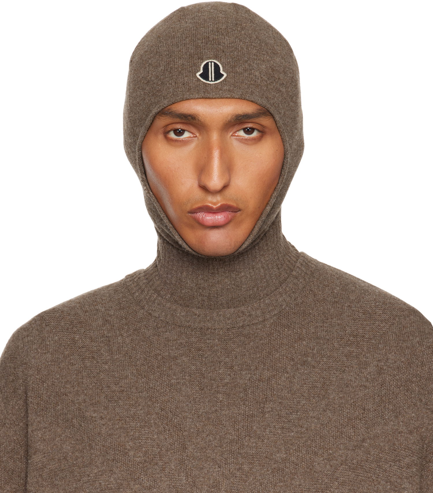 Kulicha Rick Owens Knit Skull Balaclava Šedá | MU02D3G01 M4281, 0