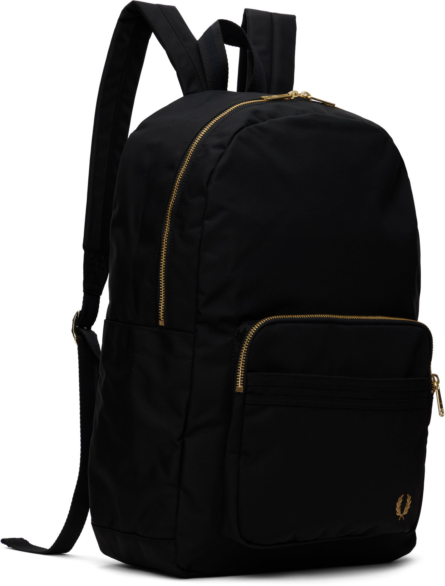 Batoh Fred Perry Fred Perry Textured Nylon Backpack Čierna | L9258, 1
