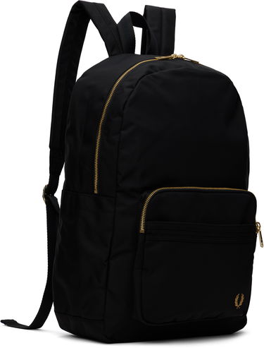 Batoh Fred Perry Fred Perry Textured Nylon Backpack Čierna | L9258, 1