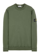 Brushed Cotton Fleece Crewneck