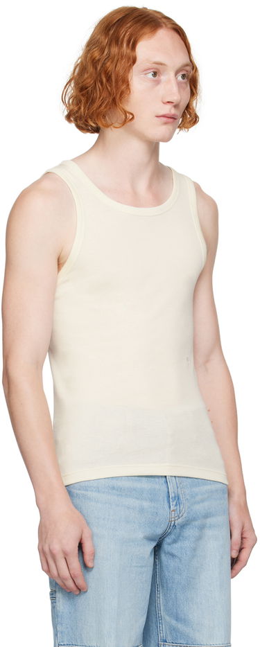 Tielko Helmut Lang Classic Tank Top Biela | O01HM518, 3