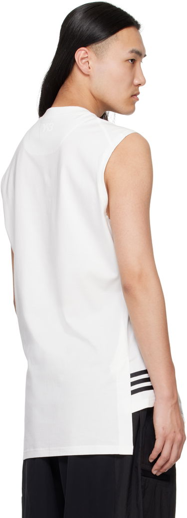 Tielko Y-3 Y-3 3-Stripes Tank Top Biela | JM7844, 2