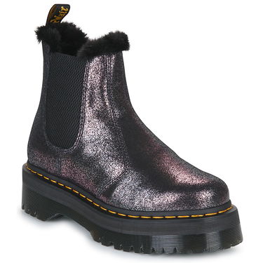 Tenisky a topánky Dr. Martens 2976 Quad Fur Lined Distressed Metallic Čierna | 27956012, 0
