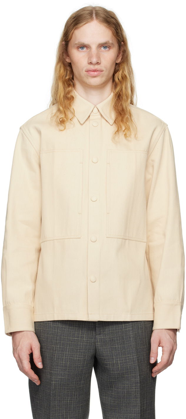 Bunda Jil Sander Sea Island Denim Jacket Béžová | J22DL0234_J45257, 0