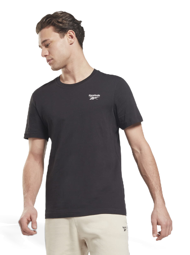 Tričko Reebok Left Chest Logo Tee Čierna | HG4441