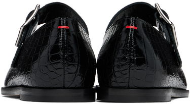 Šaty Aeyde Aeyde Sunny Crocodile Embossed Ballerina Flats Čierna | A11-FL-GRZS15FL127-FW24-800-065, 1