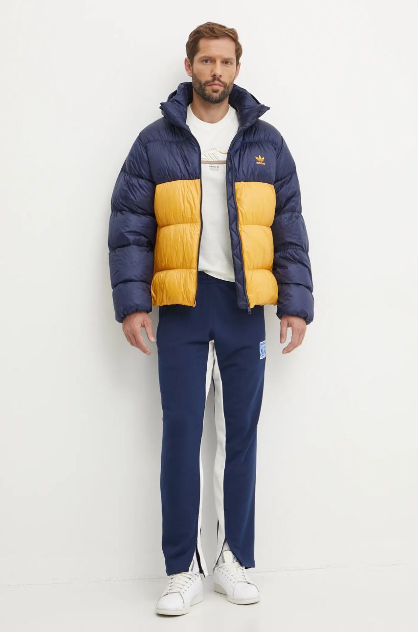 Prešívaná bunda adidas Originals Oversized Down Puffer Jacket Modrá | IW3451, 1