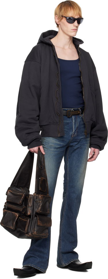 Džínsy Balenciaga Balenciaga Bootcut Jeans Modrá | 751089TRW62, 4