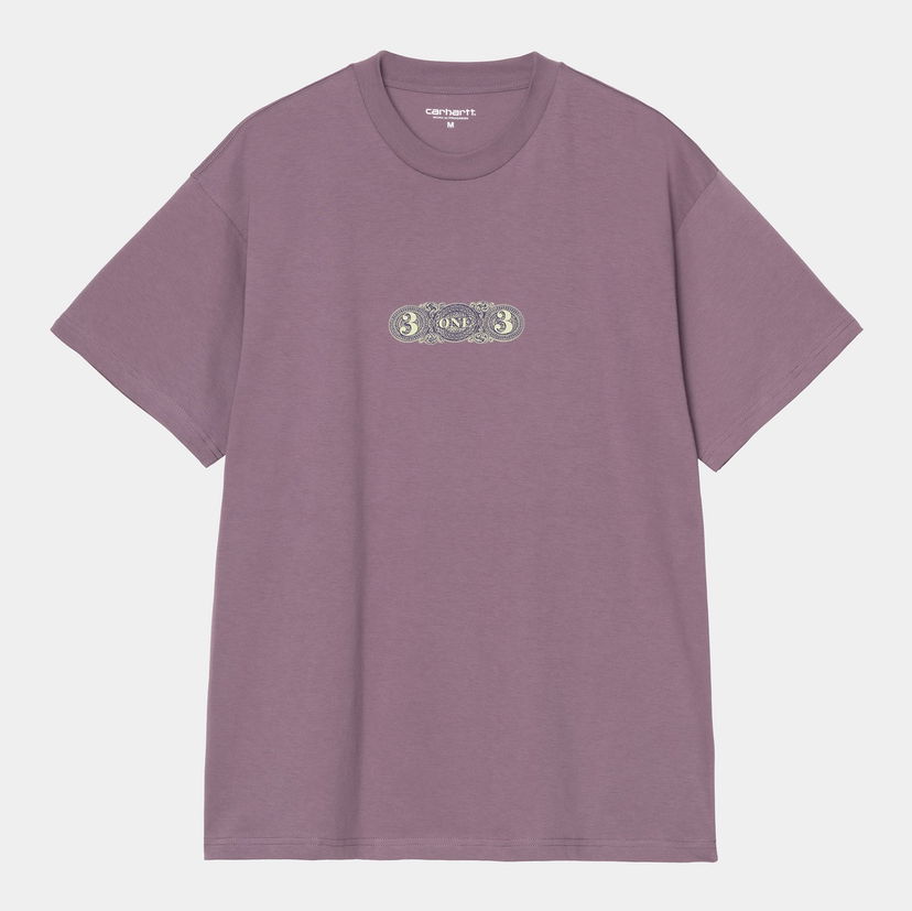 Tričko Carhartt WIP Carhartt WIP 3 One 3 Short Sleeve T-Shirt Fialová | I035503_9