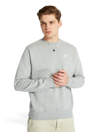 Mikina Nike Sportswear Club Fleece Crewneck Šedá | BV2662-063