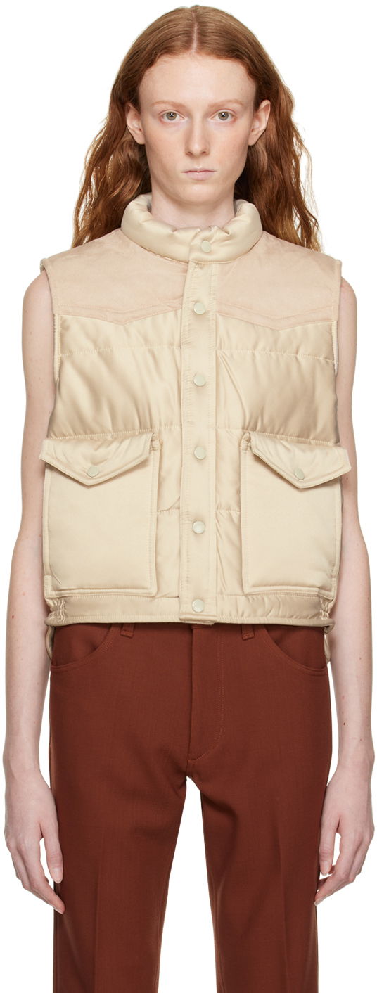 Vesta rag & bone Erica Puffer Vest Béžová | WAW22H2019PY19, 0