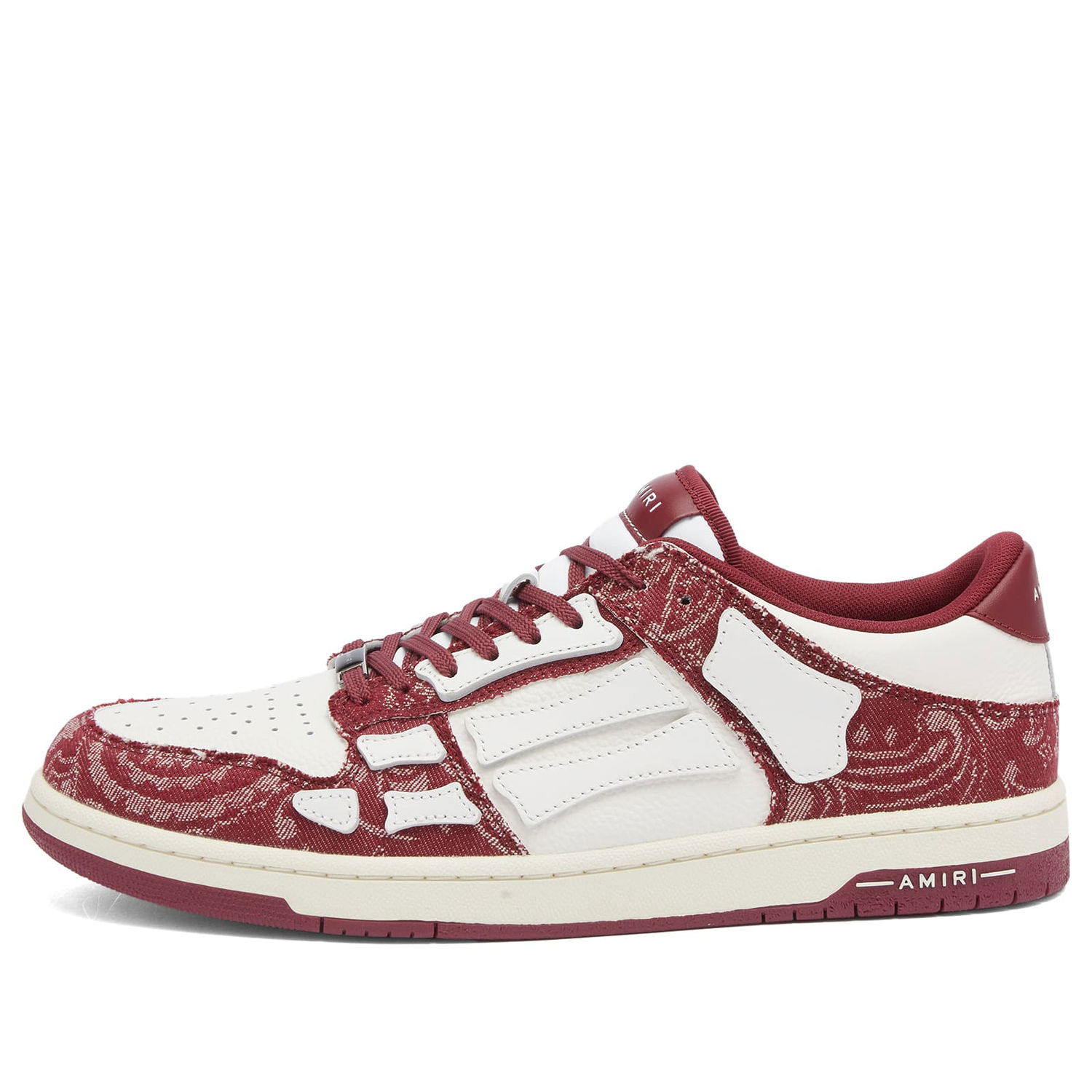 Tenisky a topánky AMIRI Bandana Denim Skel Low Top Vínová | AMFOSR1058A-652, 0