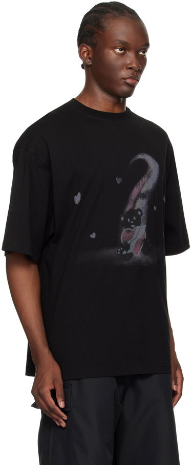 Tričko We11done We11done Teddy Bear Graphic T-Shirt Čierna | WD-TT1-23-730-U-BK, 1