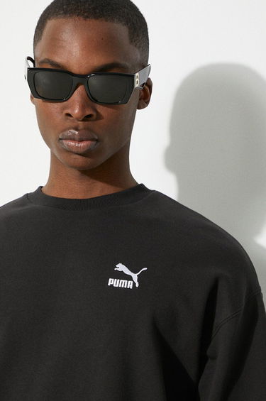 Mikina Puma Puma Better Classics Crewneck Sweatshirt Čierna | 624244, 4