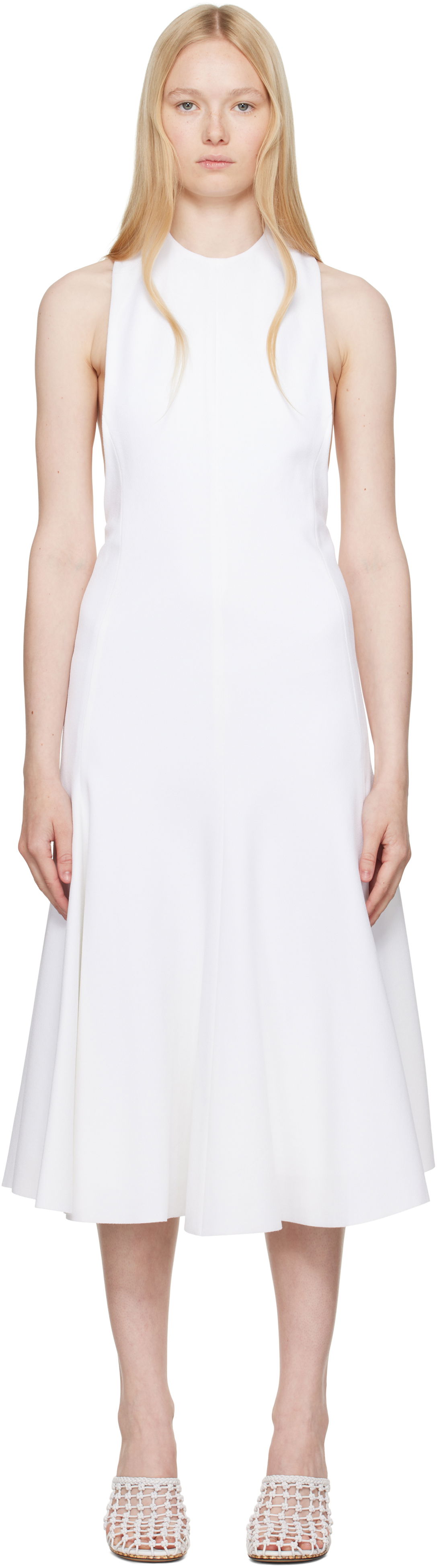 Šaty Jacquemus Jacquemus La Casa 'The Favola' Sleeveless Midi Dress Biela | 25E251DR183-1667, 0