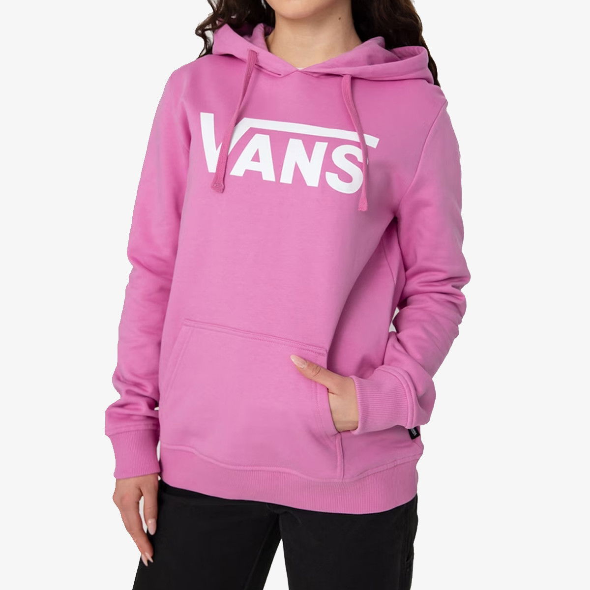 Mikina Vans Classic V Pullover Hoodie Ružová | VN0A53OVBLH, 0