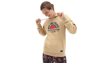 Mikina Vans Outdoor Club Pullover Hoodie Béžová | VN000089YUU, 7