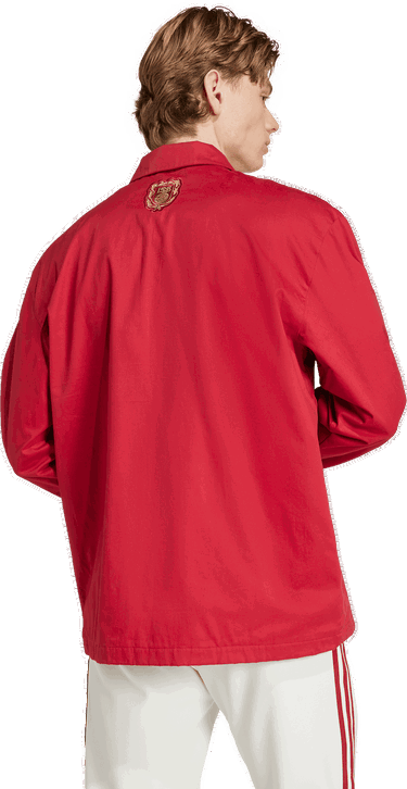 Vetrovka adidas Performance FC Bayern Anniversary Coach Jacket Červená | JF0585, 2