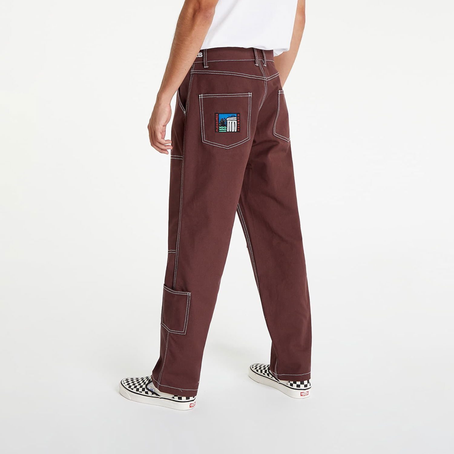 Nohavice Pleasures Ultra Utility Pant Hnedá | P22F030 BROWN, 1