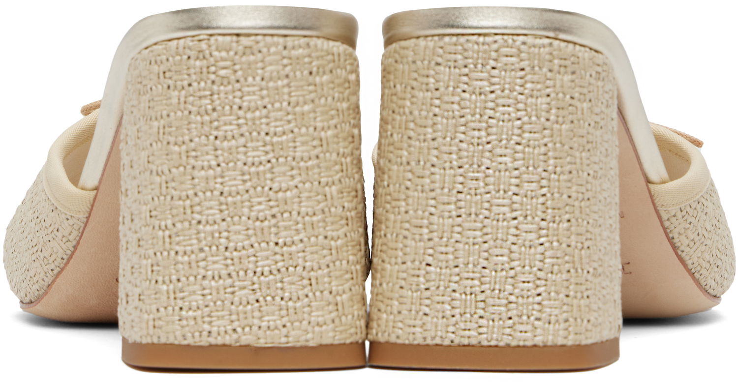 Doplnky Repetto Repetto Jordana Raffia Mules Béžová | VX4173RAFD, 1