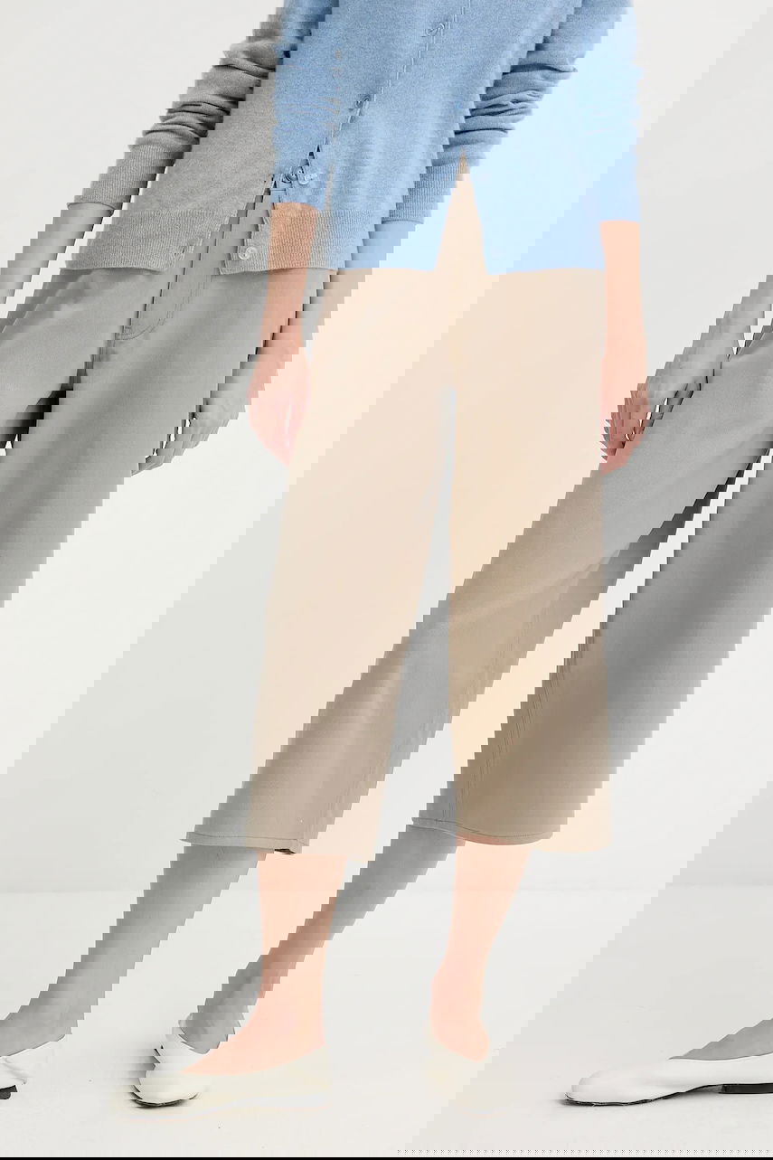 Šortky Samsoe Samsoe Samsoe Samsoe SAHARP High Waist Shorts Béžová | F25200114, 0