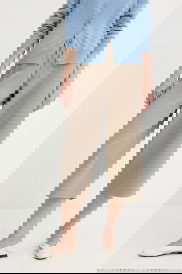 Šortky Samsoe Samsoe Samsoe Samsoe SAHARP High Waist Shorts Béžová | F25200114, 0