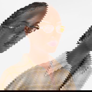 Slnečné okuliare Bottega Veneta Bottega Veneta BV1388S Oval Sunglasses Hnedá | BV1388S-002, 6