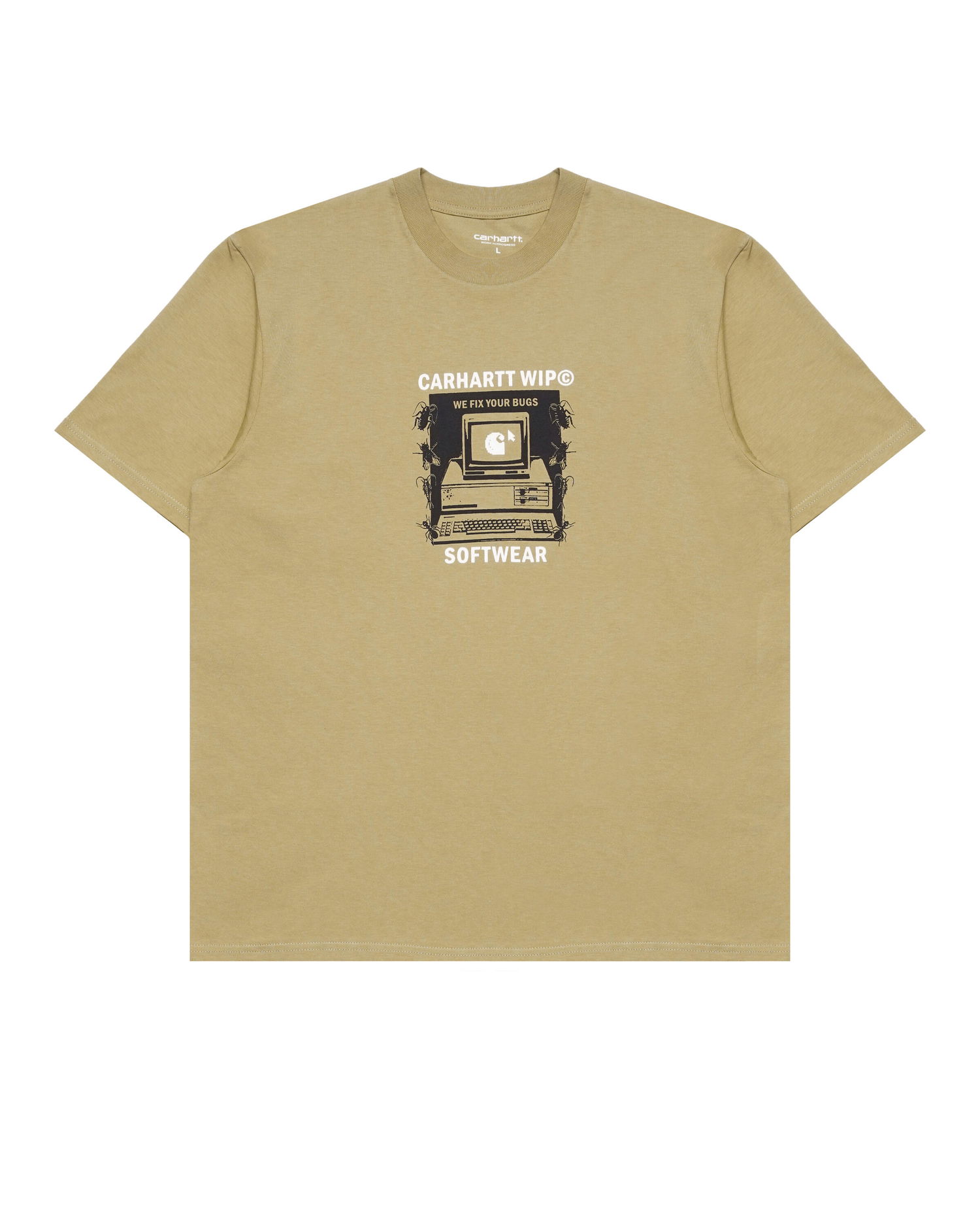 Tričko Carhartt WIP Fixed Bugs T-Shirt Béžová | I033119.1YKXX, 0