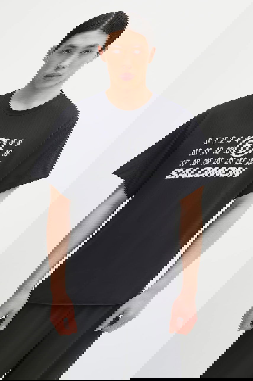 Tričko Maison Margiela MM6 Maison Margiela x Salomon Printed T-Shirt Čierna | SH0GC0051, 0