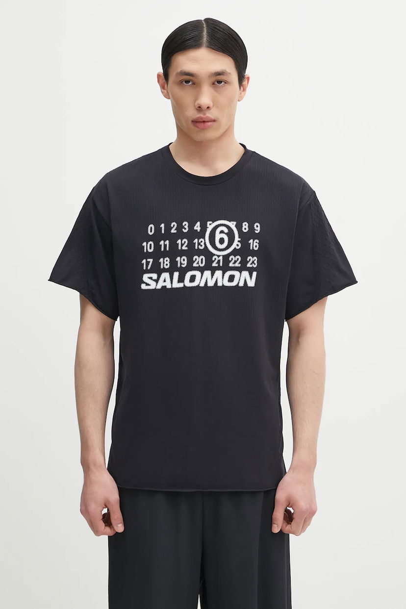 Tričko Maison Margiela MM6 Maison Margiela x Salomon Printed T-Shirt Čierna | SH0GC0051