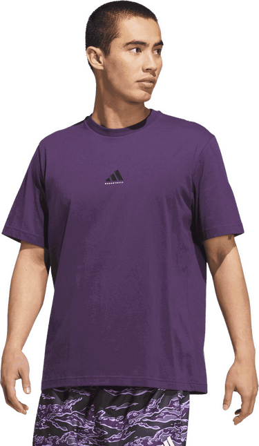 Tričko adidas Originals Basketball Graphic T-Shirt Fialová | jm6844, 2