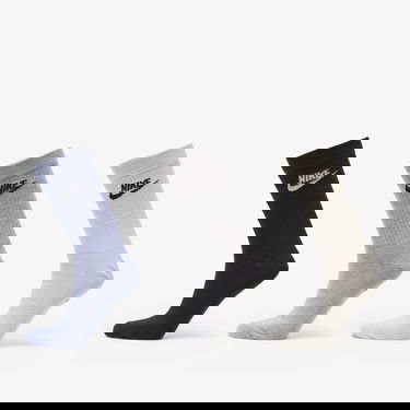 Ponožky Nike Sportswear Everyday Essential Crew Socks 3-Pack Rôznofarebný | DX5025-903, 0