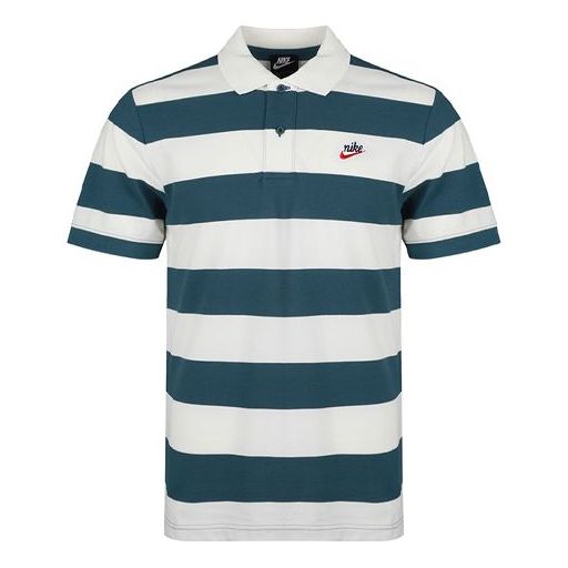 Polo tričko Nike Sportswear Heritage Striped Polo Shirt Rôznofarebný | CU4433-058