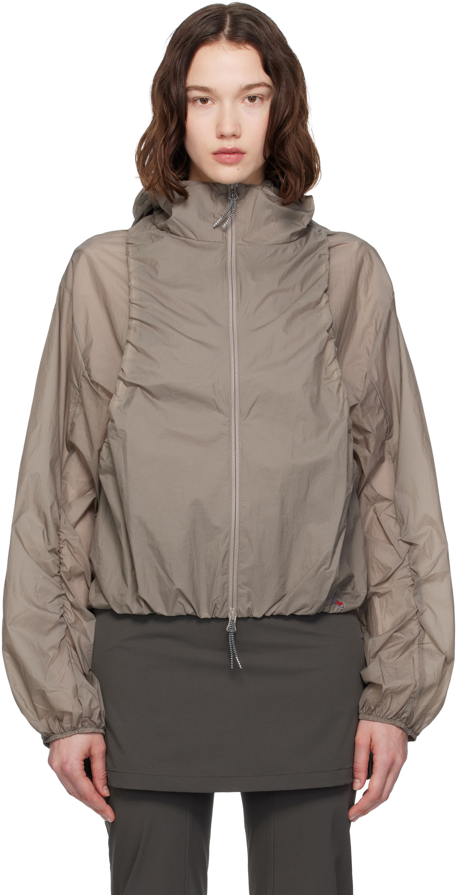 Vetrovka ROA ROA Spinnaker Windbreaker Jacket Šedá | RBWW005FA03, 0
