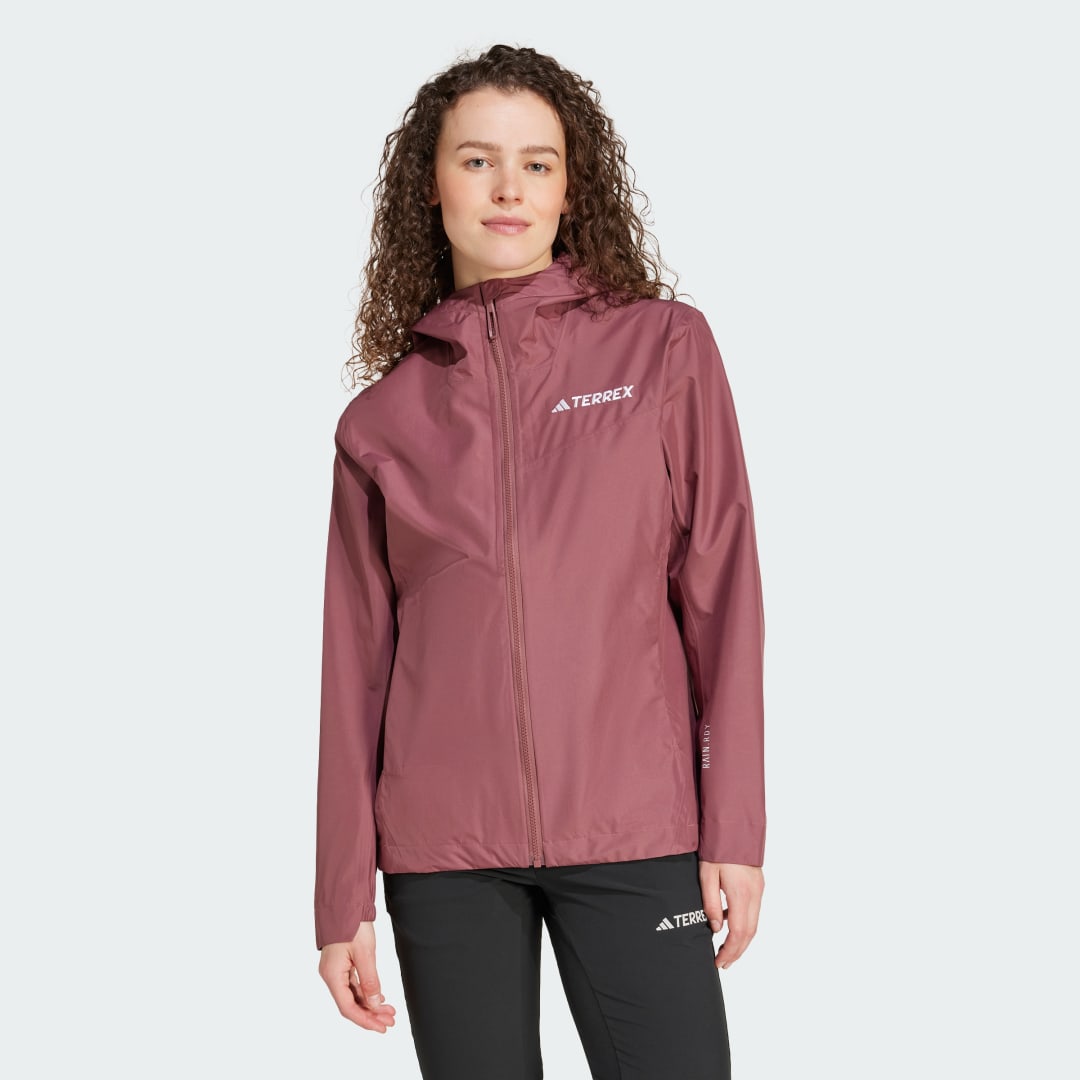 Vetrovka adidas Performance Terrex Multi 2.5L Rain.Rdy Jacket Ružová | IX1581, 0