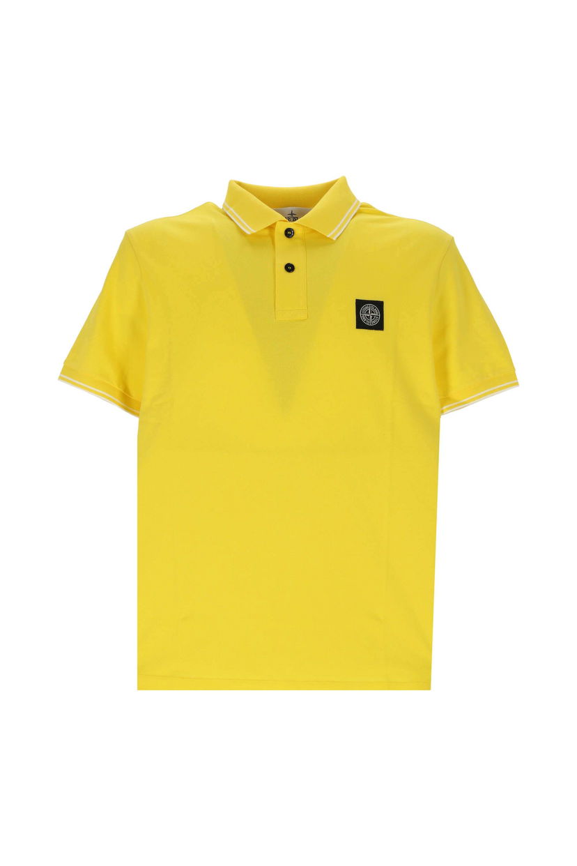 Polo tričko Stone Island Logo Poloshirt Žltá | 10152sc18 v0030