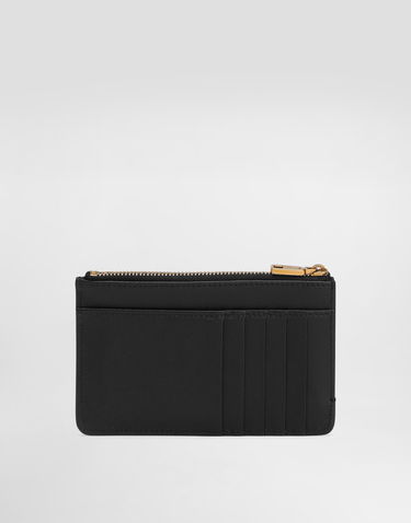 Peňaženka Dolce & Gabbana Dolce & Gabbana Plongé Calfskin Card Holder Čierna | BI1261A9S2580999, 2