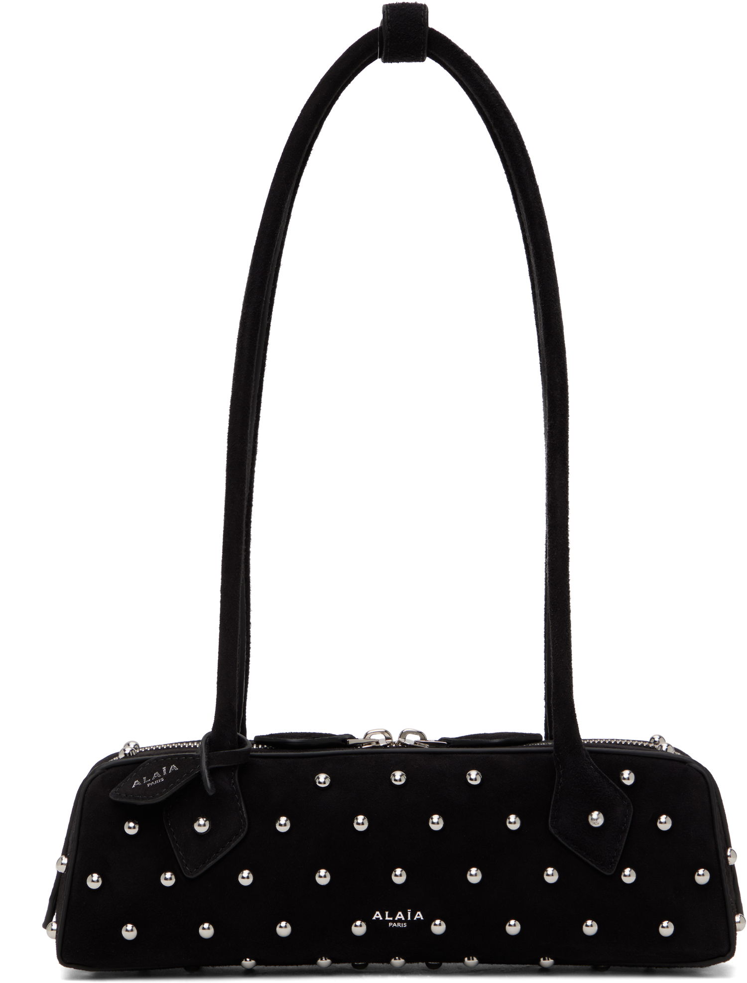 Kabelka Alaïa ALAÏA 'Le Teckel Small' Studded Suede Bag Čierna | AA1S06029CA326, 0