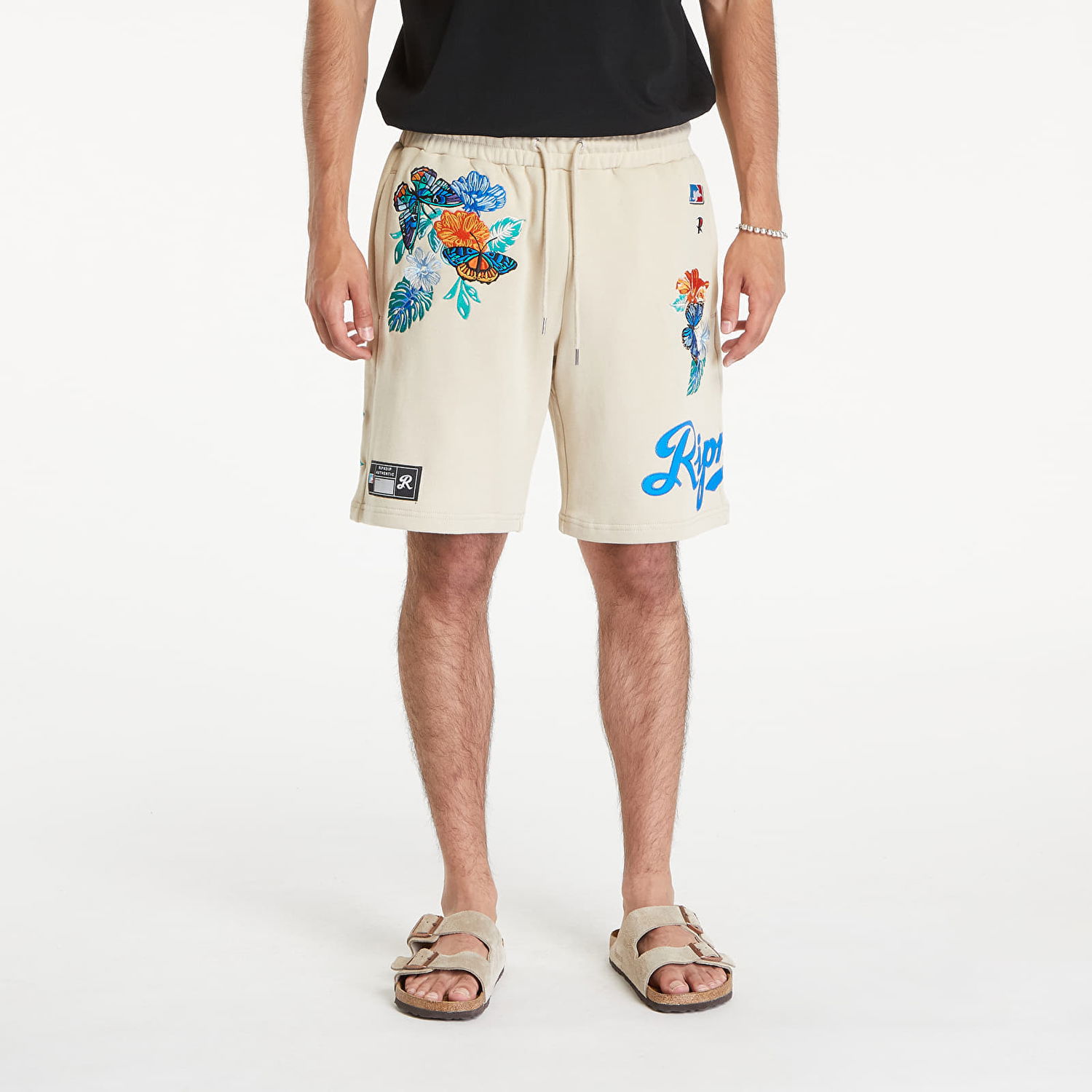 Šortky RIPNDIP Los Sweatshorts Off White Béžová | RNDSUM24119, 0