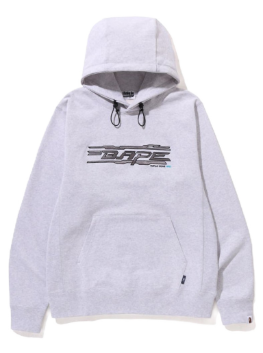 Mikina BAPE World Gone Mad Embroidery Pullover Hoodie Šedá | 1J30-114-006