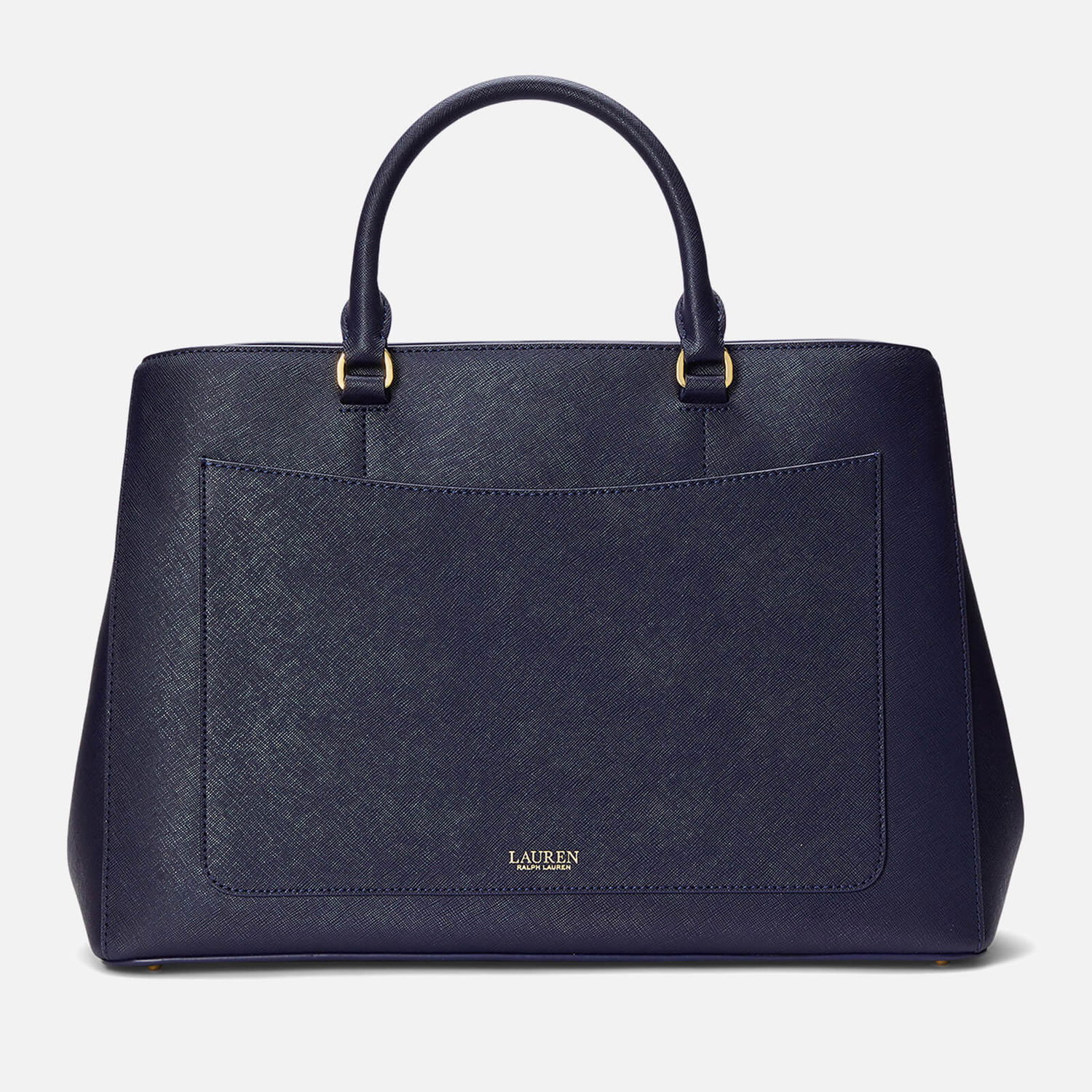 Tote bag Polo by Ralph Lauren Lauren Ralph Lauren Hanna Leather Satchel Navy | 431898556001, 0