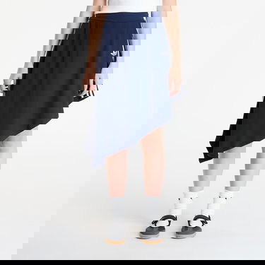 Sukňa adidas Originals Ribbed Asymmetric Skirt with 3-Stripes Navy | KS7782, 0