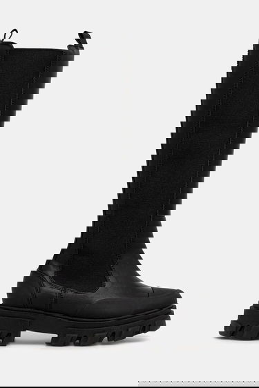 Tenisky a topánky GANNI GANNI Cleated High Chelsea Boots Čierna | S3240, 1