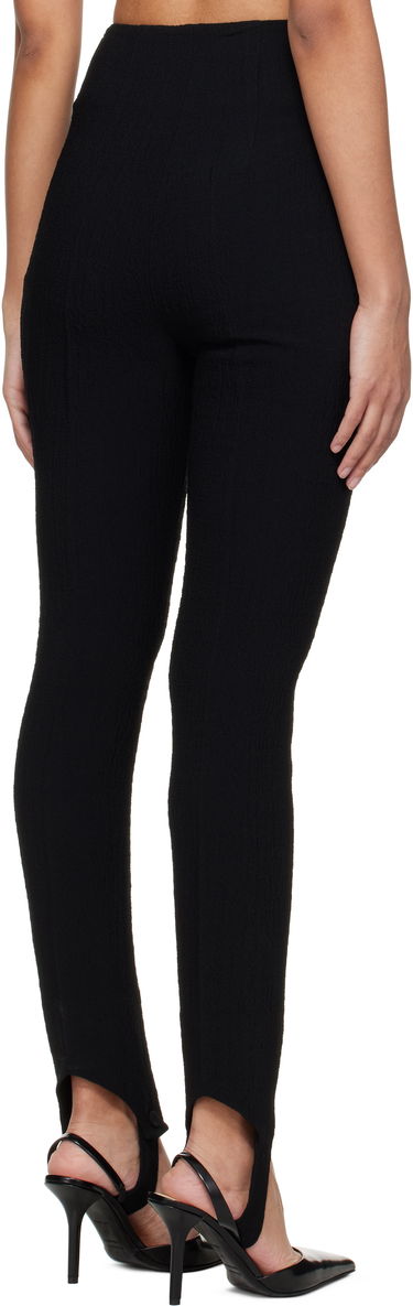 Nohavice Nanushka Nanushka Savita Seersucker Stirrup Trousers Čierna | NW25RSPA20199, 2