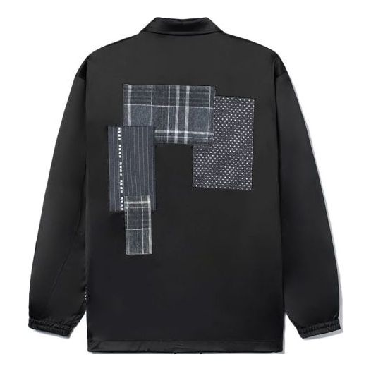 Vetrovka Li-Ning Skateboard Series Casual Lapel Long Sleeve Jacket Čierna | AFDR739-1