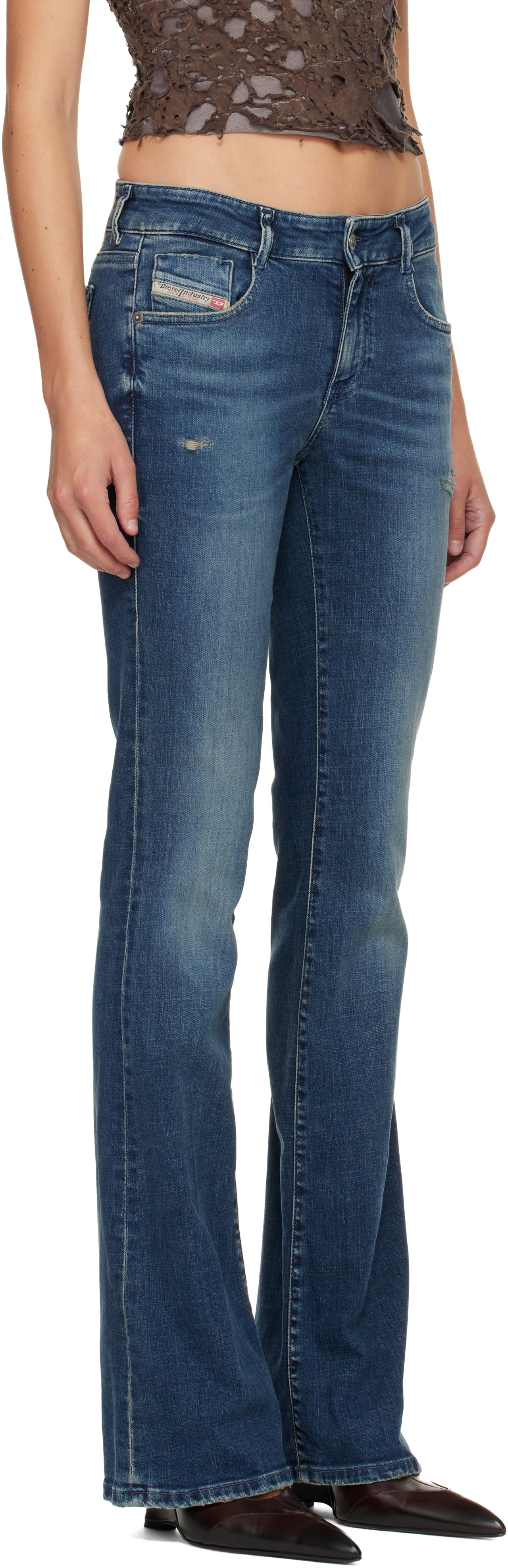 Džínsy Diesel Bootcut 1969 D-Ebbey Jeans Modrá | A11003 09L96, 1
